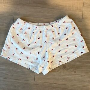 Brandy Melville Cherry Pajama shorts